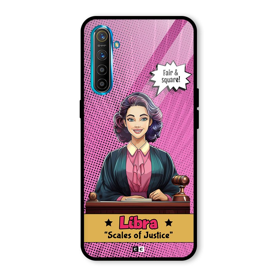 Libra Justice Glass Back Case for Realme XT