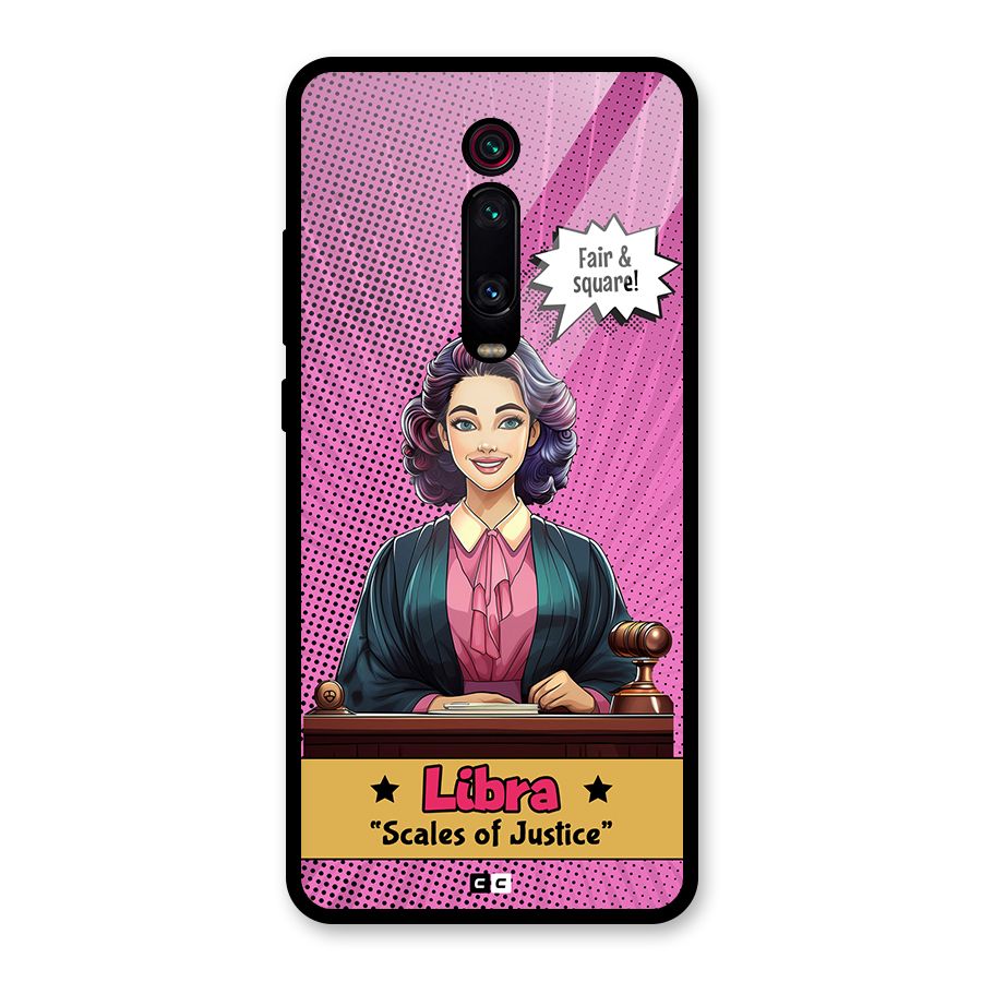 Libra Justice Glass Back Case for Redmi K20