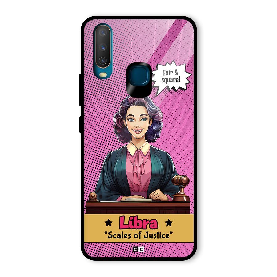Libra Justice Glass Back Case for Vivo U10