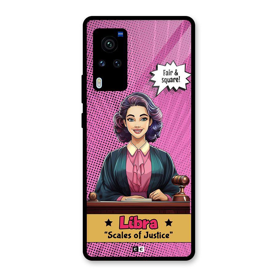 Libra Justice Glass Back Case for Vivo X60 Pro