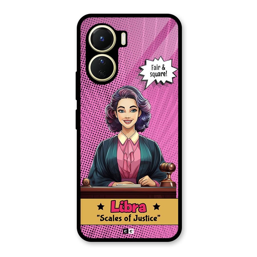 Libra Justice Glass Back Case for Vivo Y16