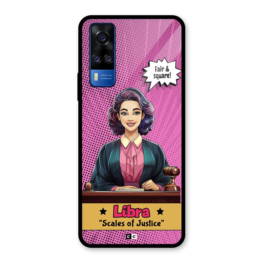 Libra Justice Glass Back Case for Vivo Y31