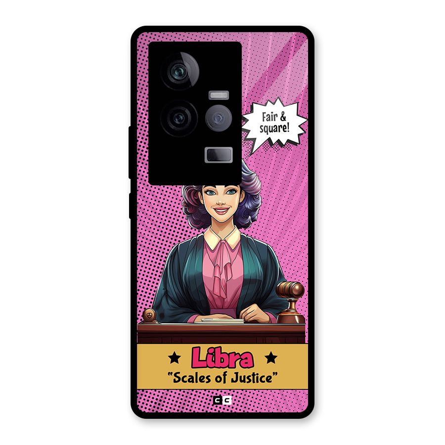 Libra Justice Glass Back Case for Vivo iQOO 11 5G