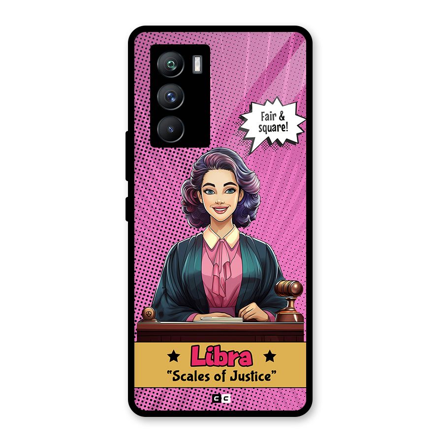 Libra Justice Glass Back Case for Vivo iQOO 9 SE