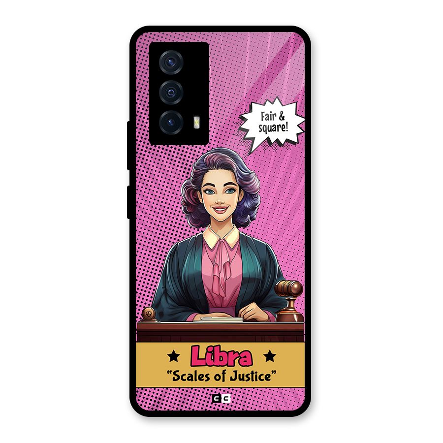 Libra Justice Glass Back Case for Vivo iQOO Z5