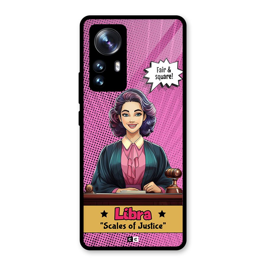 Libra Justice Glass Back Case for Xiaomi 12 Pro