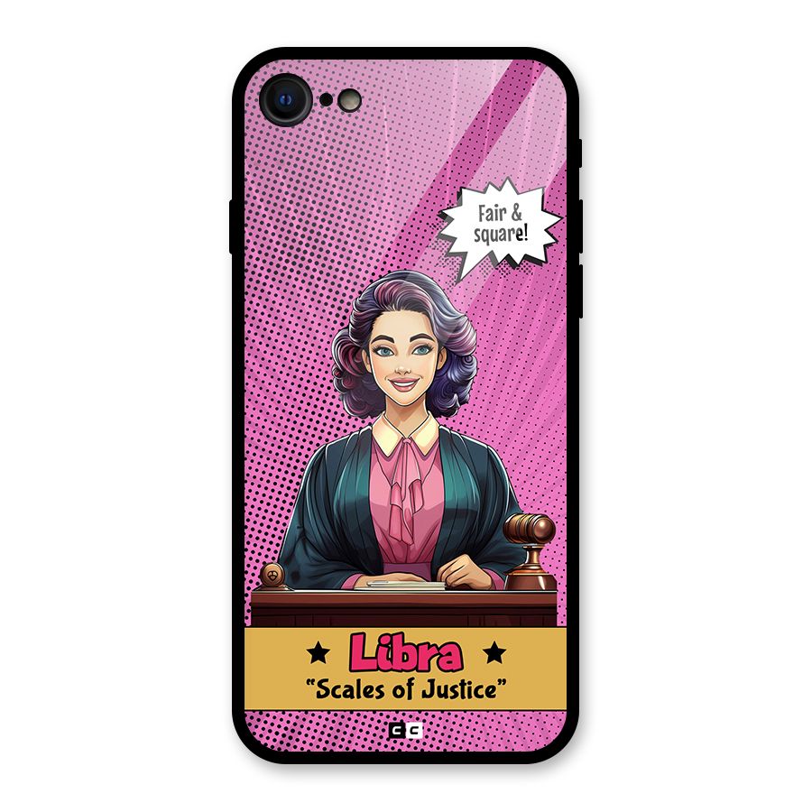Libra Justice Glass Back Case for iPhone 7