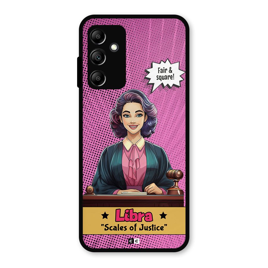 Libra Justice Metal Back Case for Galaxy A14 5G