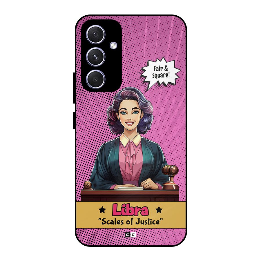 Libra Justice Metal Back Case for Galaxy A54