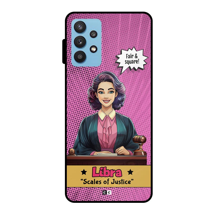 Libra Justice Metal Back Case for Galaxy M32 5G