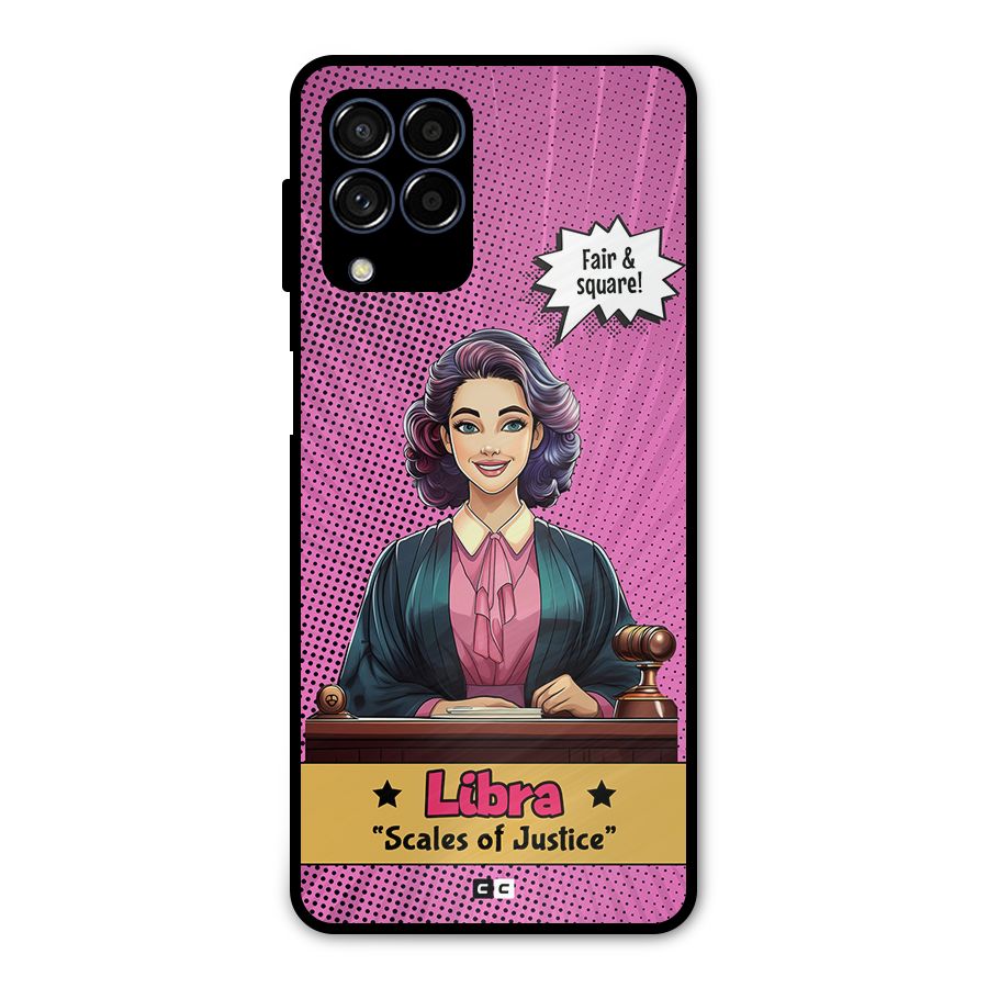Libra Justice Metal Back Case for Galaxy M53 5G