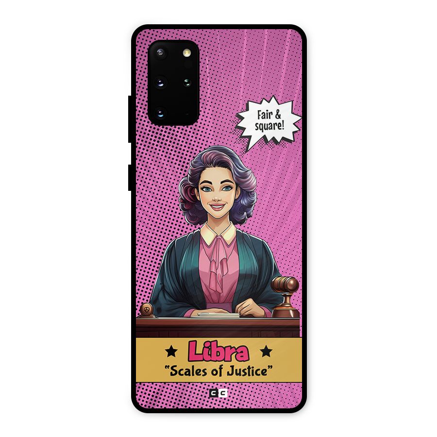 Libra Justice Metal Back Case for Galaxy S20 Plus