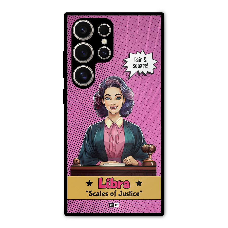 Libra Justice Metal Back Case for Galaxy S24 Ultra