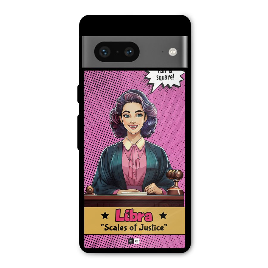 Libra Justice Metal Back Case for Google Pixel 7