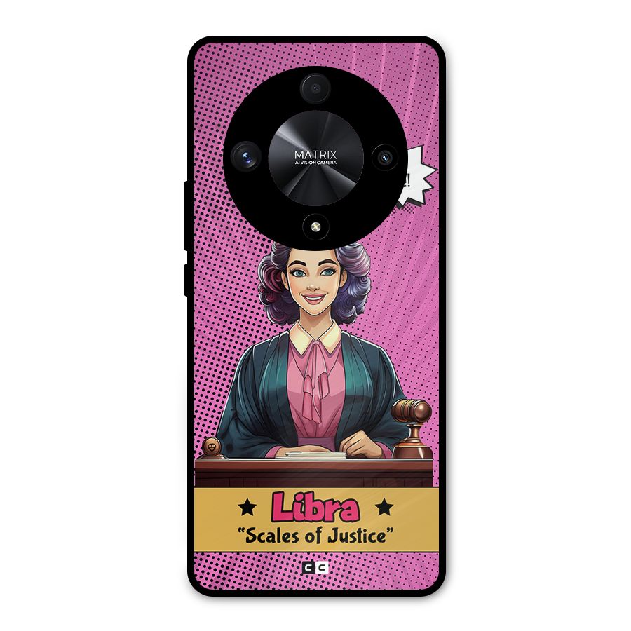 Libra Justice Metal Back Case for Honor X9b