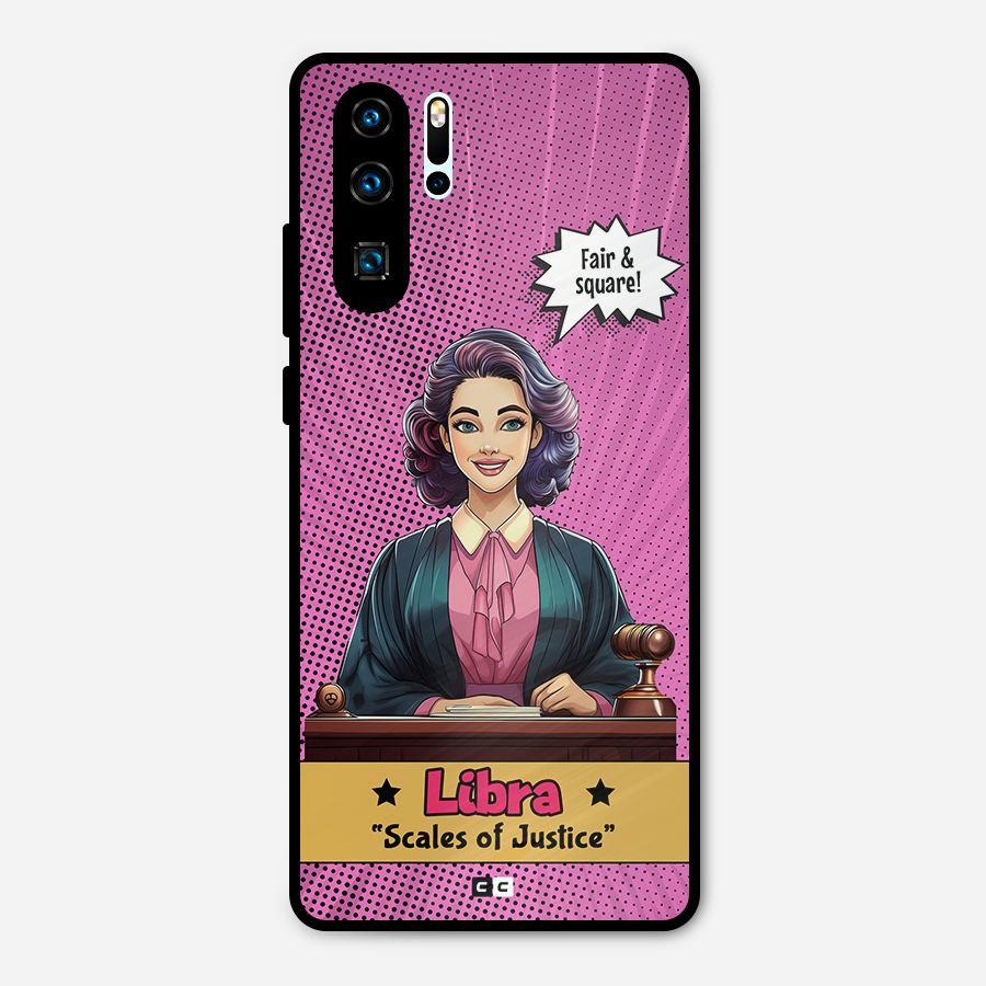 Libra Justice Metal Back Case for Huawei P30 Pro