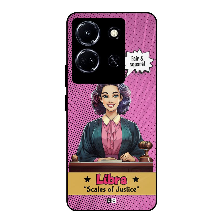 Libra Justice Metal Back Case for Infinix Note 30 5G