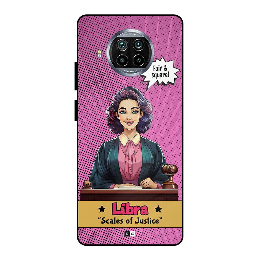 Libra Justice Metal Back Case for Mi 10i