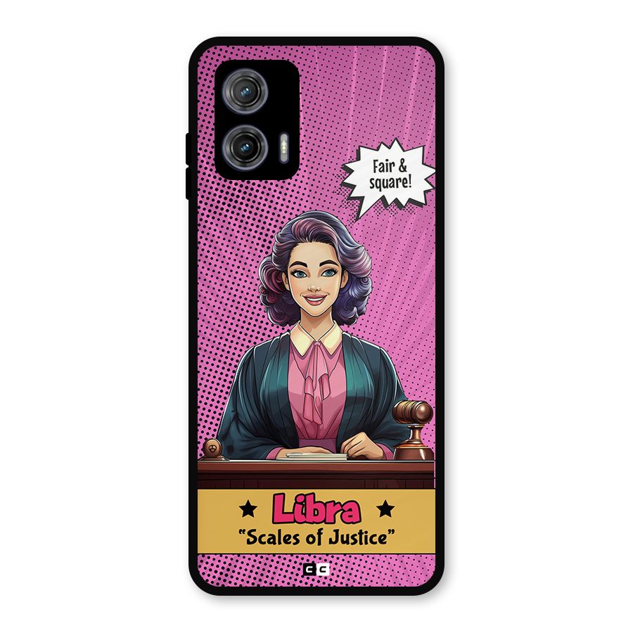Libra Justice Metal Back Case for Moto G73