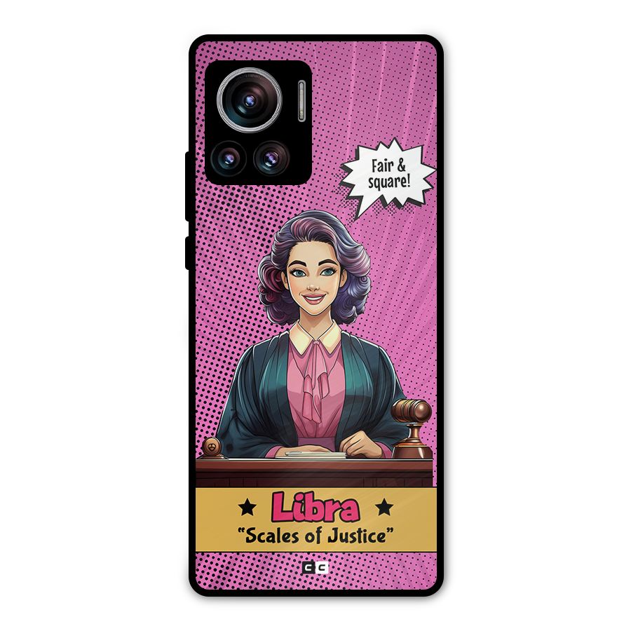 Libra Justice Metal Back Case for Motorola Edge 30 Ultra
