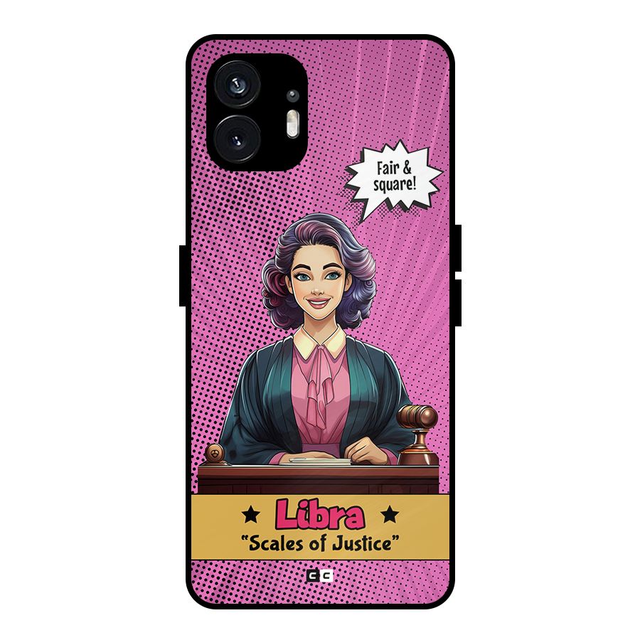 Libra Justice Metal Back Case for Nothing Phone 2
