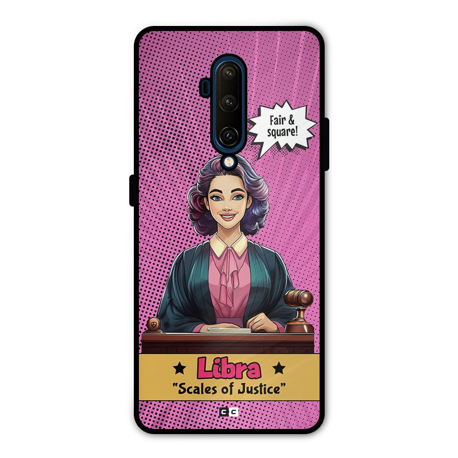 Libra Justice Metal Back Case for OnePlus 7T Pro