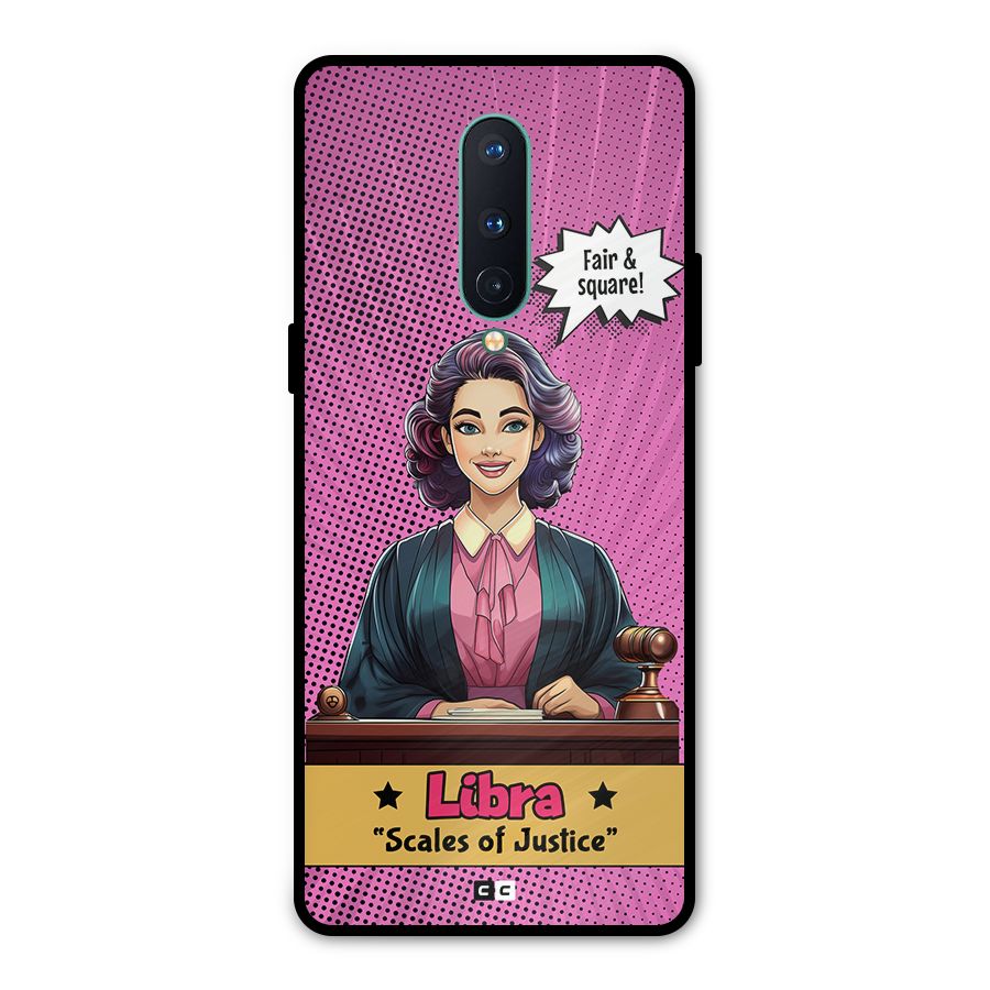 Libra Justice Metal Back Case for OnePlus 8