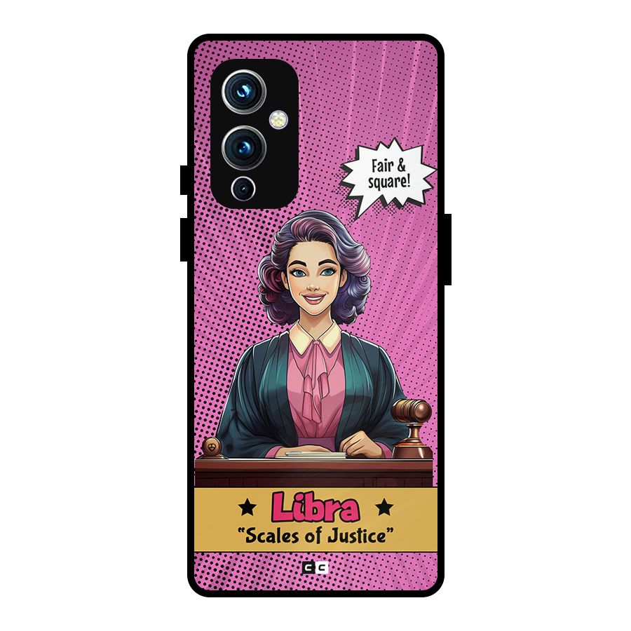 Libra Justice Metal Back Case for OnePlus 9
