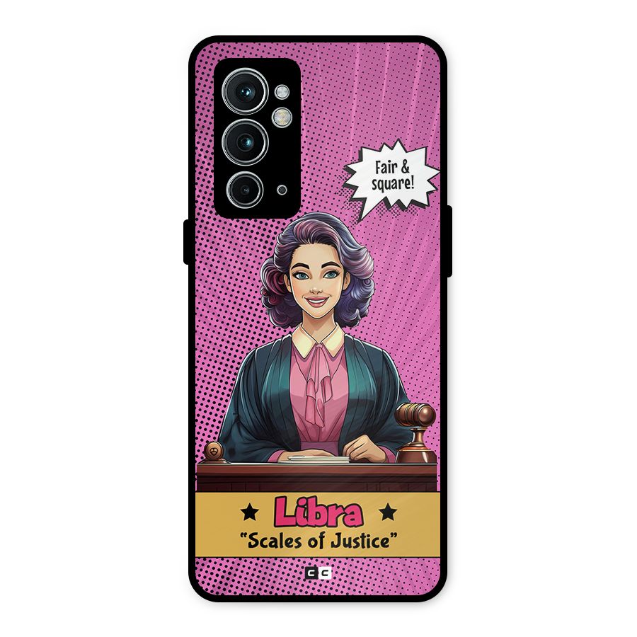 Libra Justice Metal Back Case for OnePlus 9RT 5G