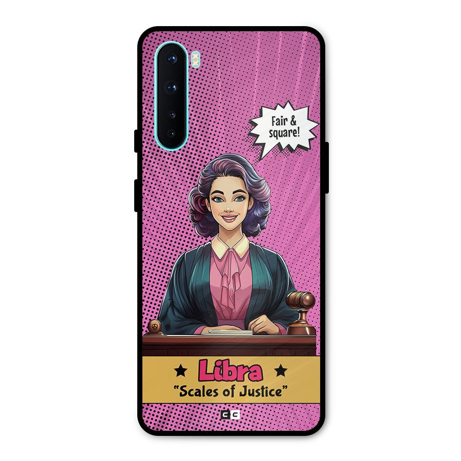 Libra Justice Metal Back Case for OnePlus Nord