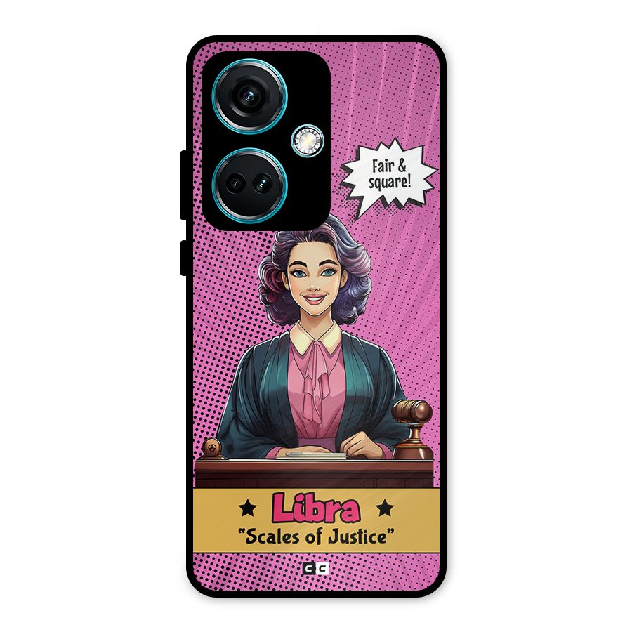Libra Justice Metal Back Case for OnePlus Nord CE 3 5G