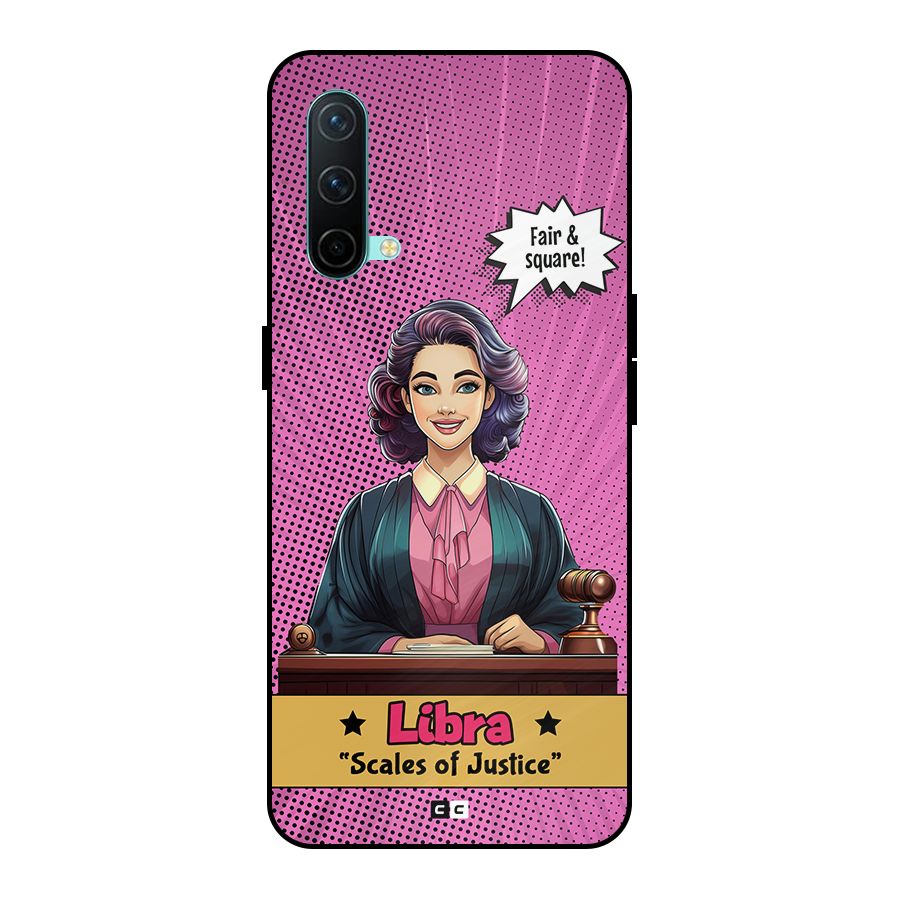 Libra Justice Metal Back Case for OnePlus Nord CE 5G