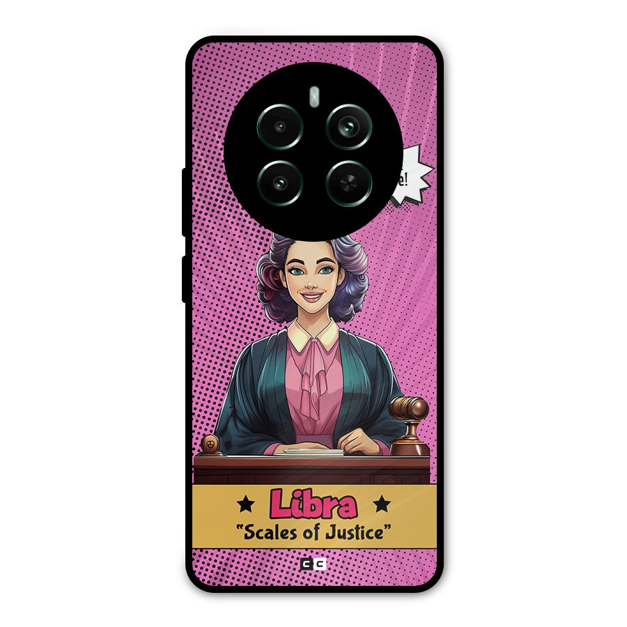 Libra Justice Metal Back Case for Realme 12 Plus