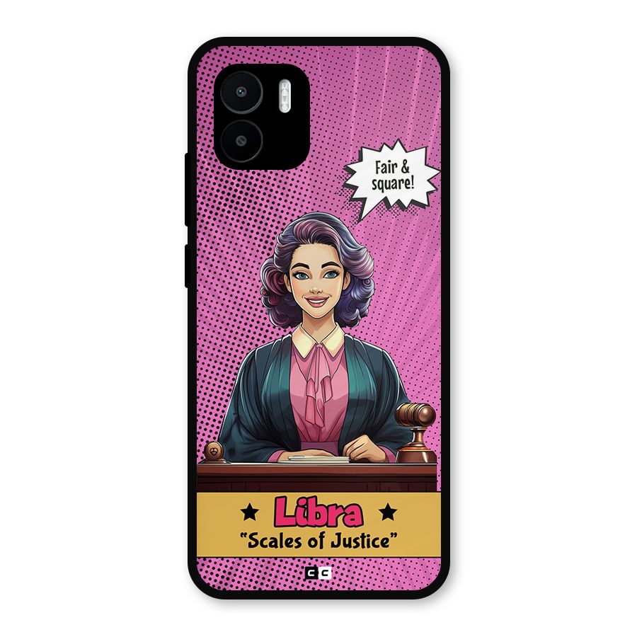 Libra Justice Metal Back Case for Redmi A1