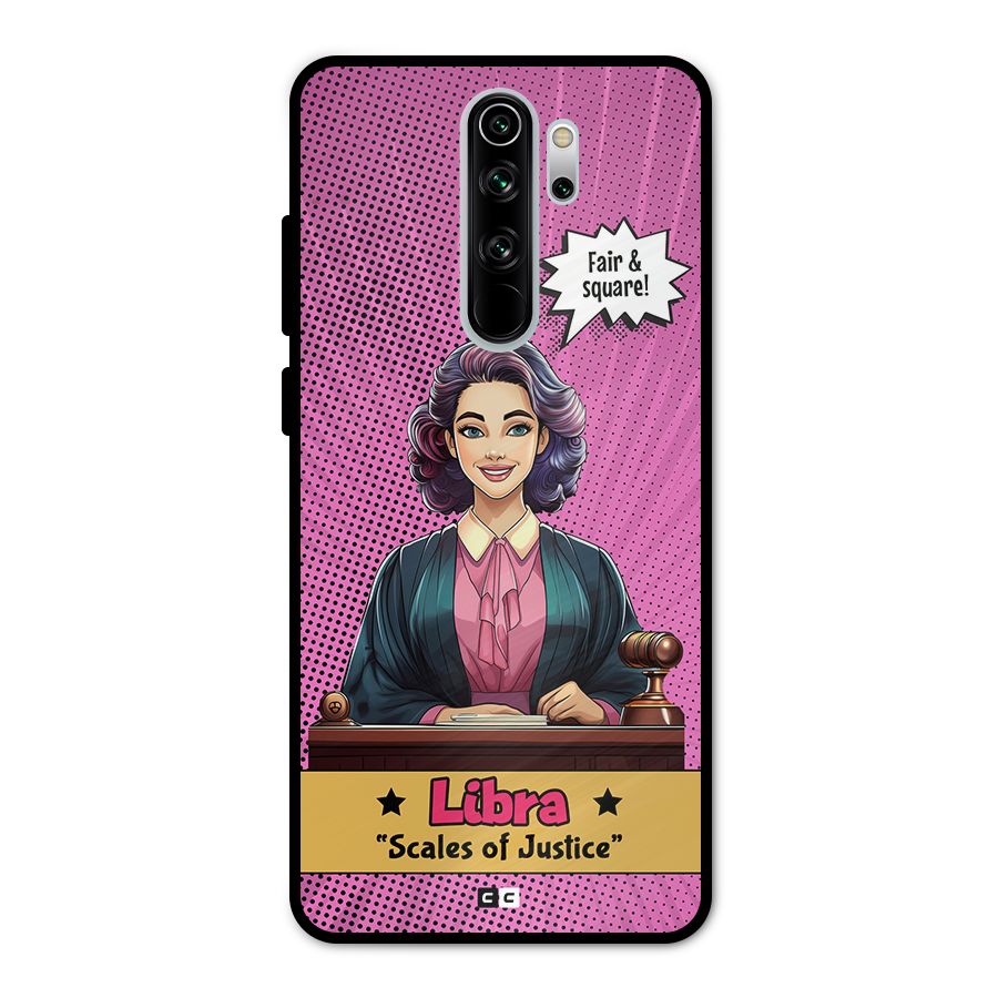 Libra Justice Metal Back Case for Redmi Note 8 Pro
