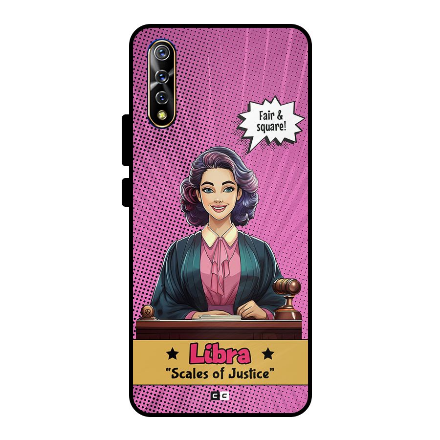 Libra Justice Metal Back Case for Vivo S1