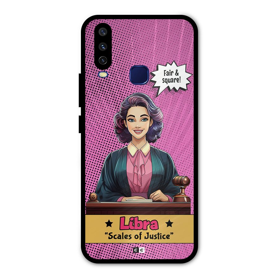 Libra Justice Metal Back Case for Vivo U10