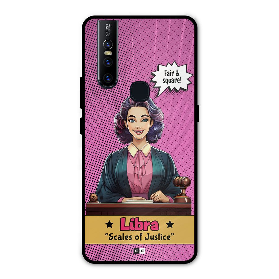 Libra Justice Metal Back Case for Vivo V15