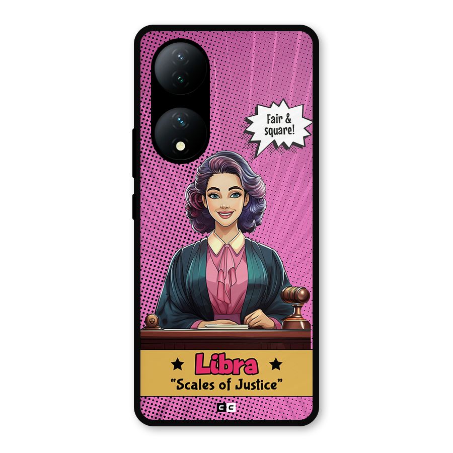 Libra Justice Metal Back Case for Vivo Y100a