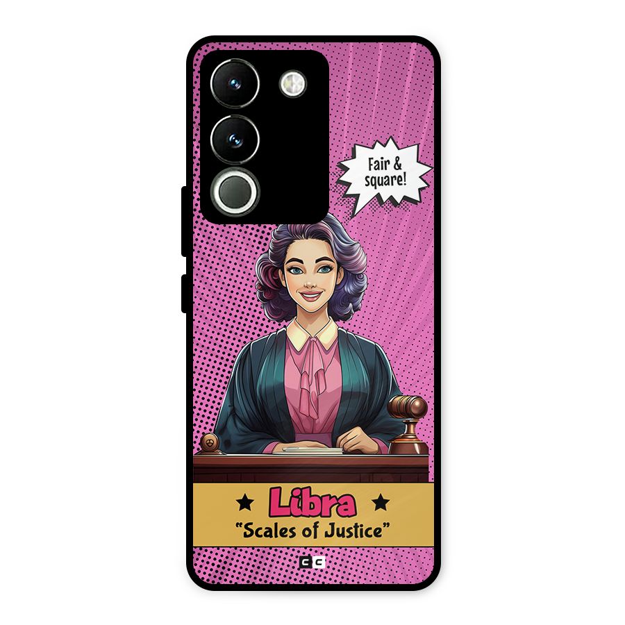 Libra Justice Metal Back Case for Vivo Y200