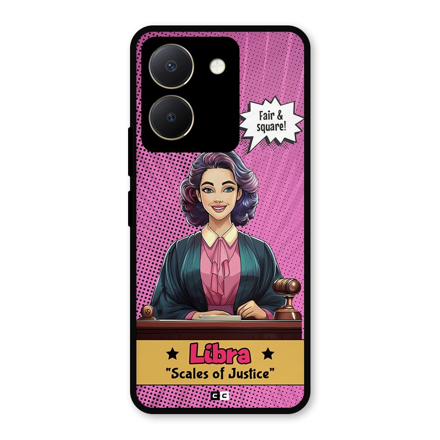 Libra Justice Metal Back Case for Vivo Y36