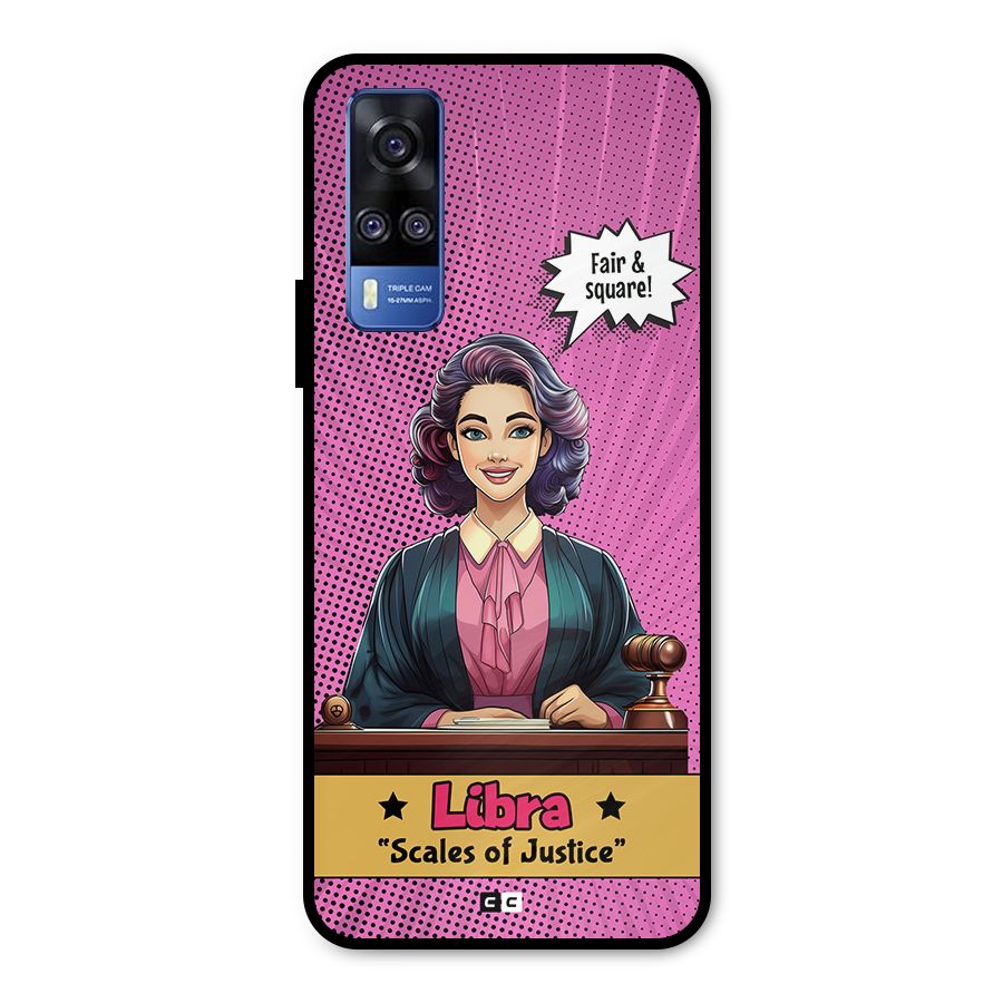 Libra Justice Metal Back Case for Vivo Y51A
