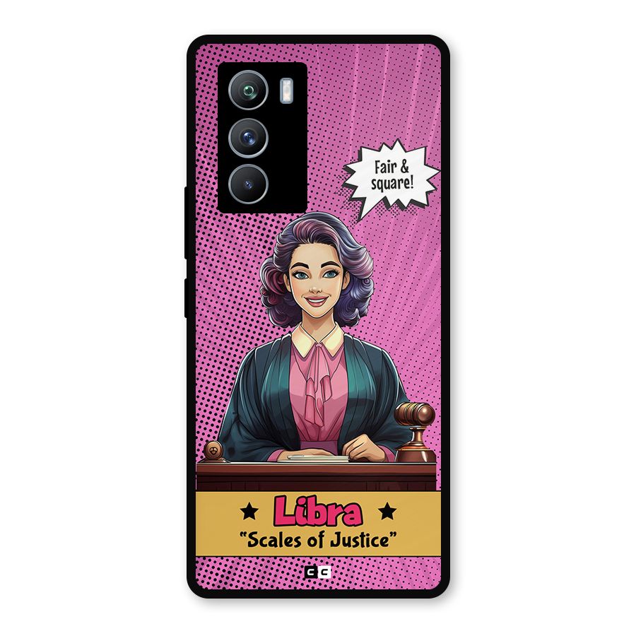Libra Justice Metal Back Case for iQOO 9 SE