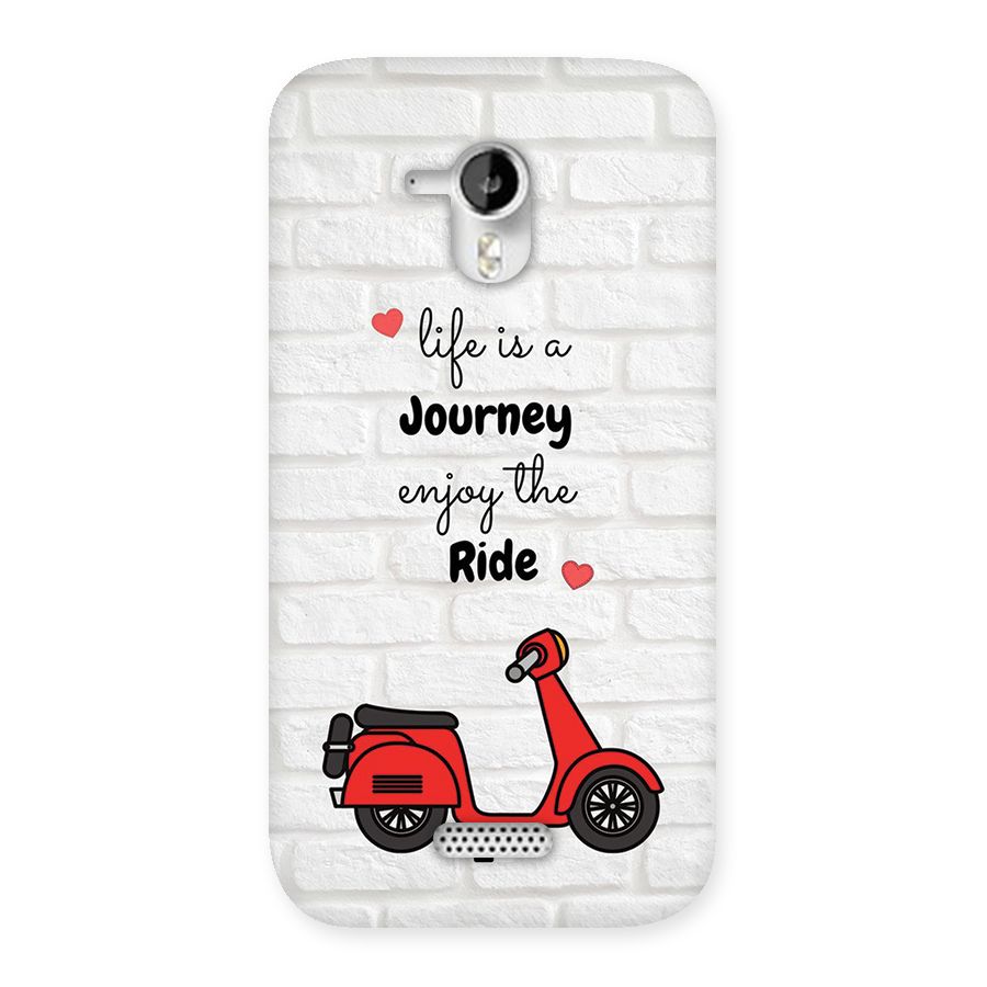 Life Is A Journey Back Case for Canvas HD A116