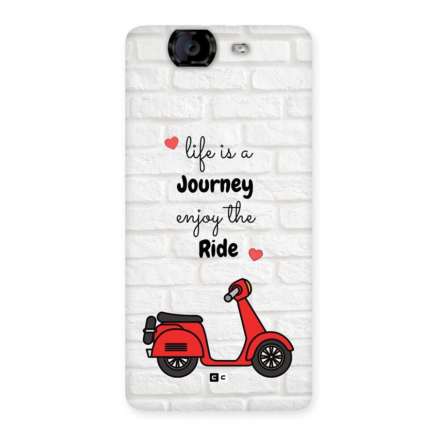 Life Is A Journey Back Case for Canvas Knight A350