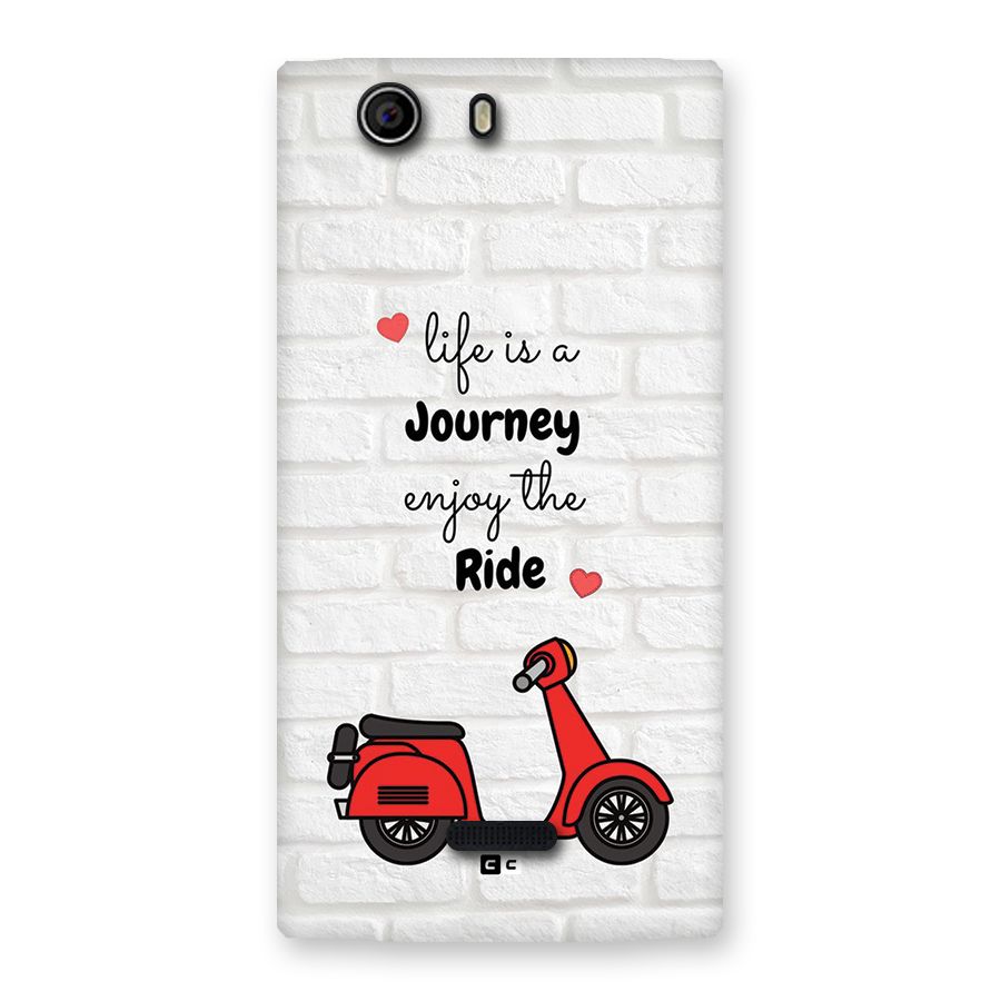 Life Is A Journey Back Case for Canvas Nitro 2 E311