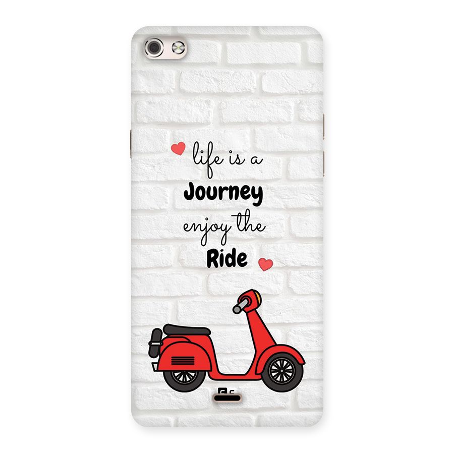 Life Is A Journey Back Case for Canvas Silver 5