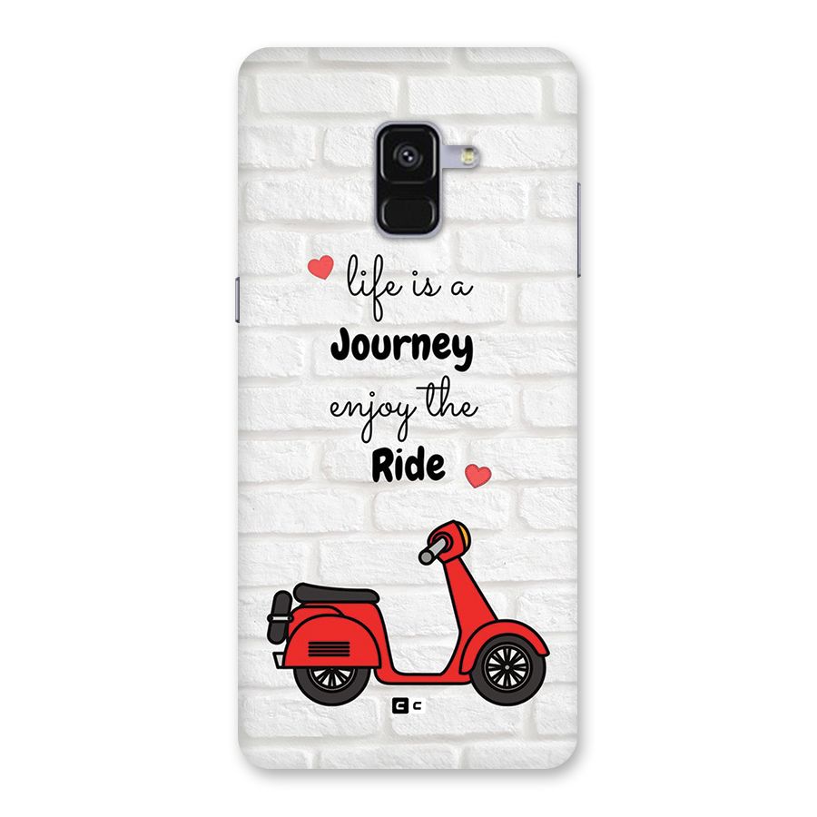 Life Is A Journey Back Case for Galaxy A8 Plus