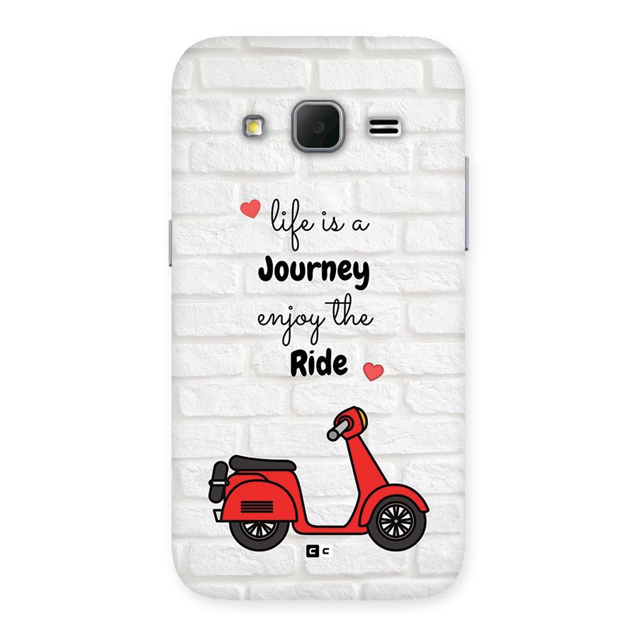 Life Is A Journey Back Case for Galaxy Core Prime