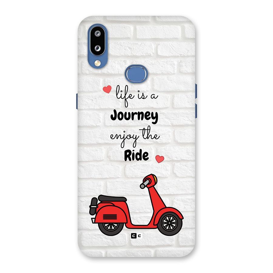 Life Is A Journey Back Case for Galaxy M01s